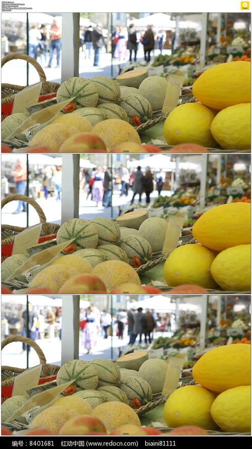 卖吃瓜的视频素材